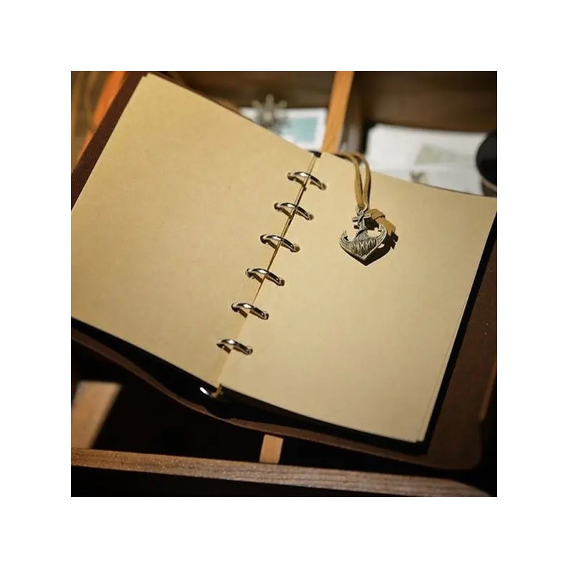 Libreta Vintage Diario De Viaje Cuero Retro, Notas O Dibujo.