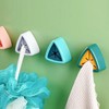 Non-perforated attachable multi-purpose towel holder Dishcloth holder green 125ea