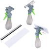 3 in 1 Window Cleaner Squeegee,Microfiber Window Washer,Glass Cleaning Tool