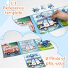 DRERIO Magnetische Puzzles Transportieren Educational Travel Toys, 12-16-20 Stück Learning