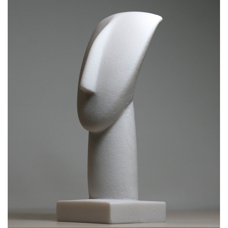 Head of Cycladic Figurine Idol Greek Modern Art Statue Sculpture