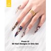 BURANO Nail Art Foil Glue Gel, 15ML 2 Bottles with