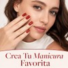 128Pcs de Tiras de Uñas de Color Sólido Pegatinas Autoadhesiva