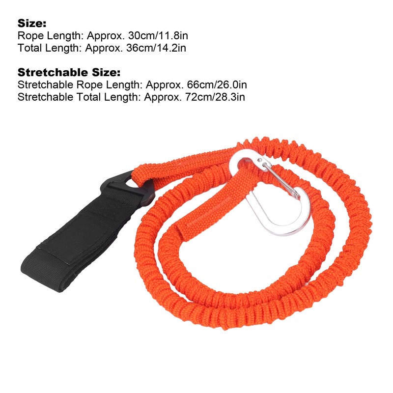 SUNGOOYUE Kayak Paddle Lead, Professional Stretchy Kayak Paddle Lanyard with