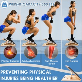 VEEKAY Wooden Balance Board, Adjustable & Non-Slip Slanted Board, Non-Slip Balance Board for Adults, for Wobble Board, Physiotherapy, Exercise Body Balance