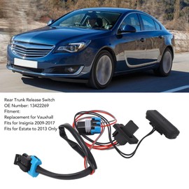 TKSE Tailgate Switch 13422269,Tailgate Release Switch,Car Boot Switches and Car Tailgate Switch Trunk Opening Kit,Trunk Lock Release Switch Compatible With Insi-ignia 2009-2017/Est-tate to 2013 Only