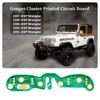 Gauges Cluster Circuit Board Compatible with Jeep Wrangler YJ 1987