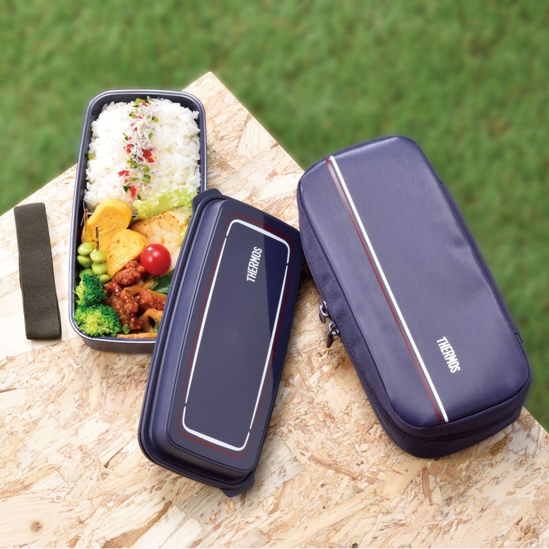 Thermos DJO-600 NVY Lunch Box, Fresh Lunch Box, 20.3 fl