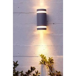 eco+ Outdoor wall mounted lighting. LMP ECO DOUBLE 2XGU 10 LED Spot Bulb Include/