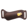 Gentlestache Leather Knife Sheaths for Belt, Pocket Knife Holder, EDC