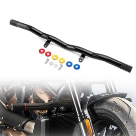 Wsays Front Flat-Out Bar Engine Guard Crash Bar Compatible with Harley Sportster S RH1250S 2021-Up, Fit Nightster RH975 2022-Up, Fit RH975S 2023-Up, Gloss Black