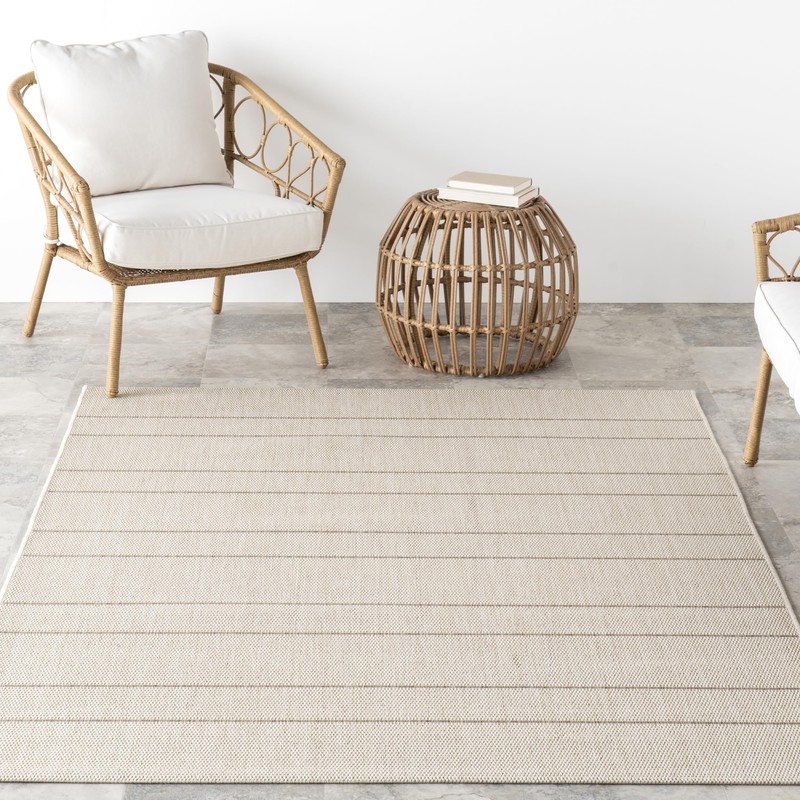 nuLOOM 5' x 8' Outdoor Performance Area Rug, Oeko-TEX Certified,