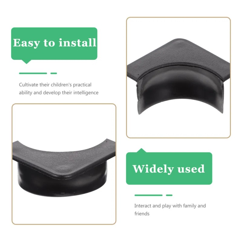 2 Sets Pool Table Middle Hole Mats Tail Hole Edges