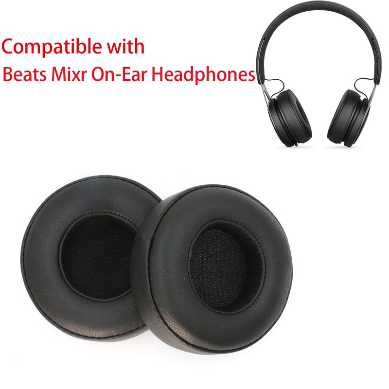 Premium Ear Pads Cushions for Beats Mixr On-Ear Headphones-Soft Breathable