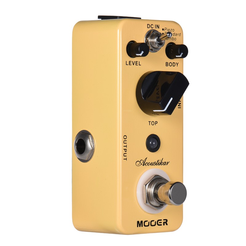 MOOER Acoustikar Acoustic Guitar Simulator Effect Pedal True Bypass with