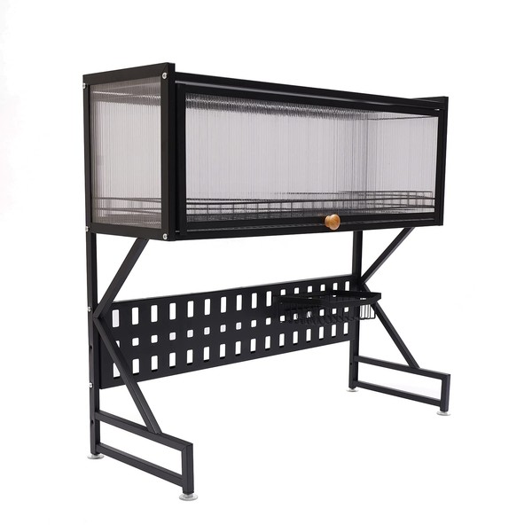 RENFANSHOP Dish Drying Rack, 2 Tier Over The Sink Dish
