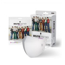 BTS BTS Mask Breed Together Standard Color Mask Bird-beak type yellow (10 sheets) + (N95) large size 10 sheets 20ea