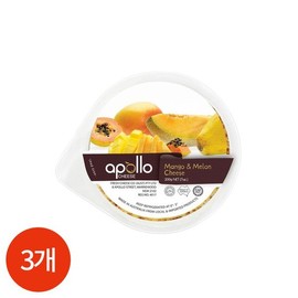 APOLLO 아폴로 멜론 망고 과일 치즈 200g x 3개 APOLLO Melon Mango Fruit Cheese 200g x 3 Packs