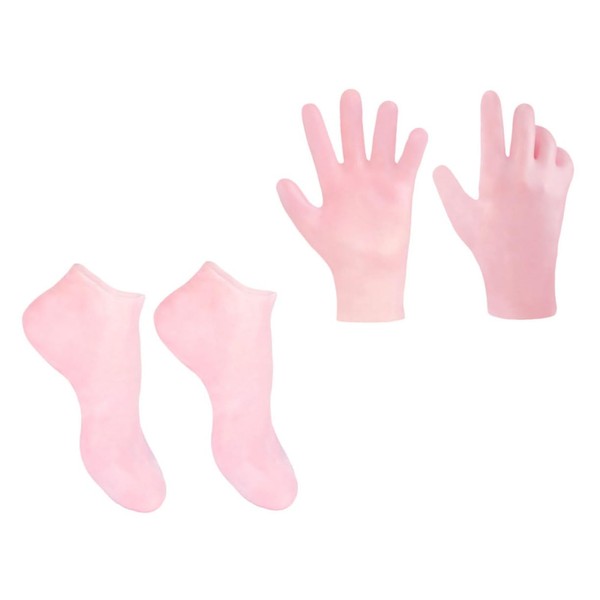 Housoutil 1set Moisturizing Exfoliating Socks and Gloves Set for Foot