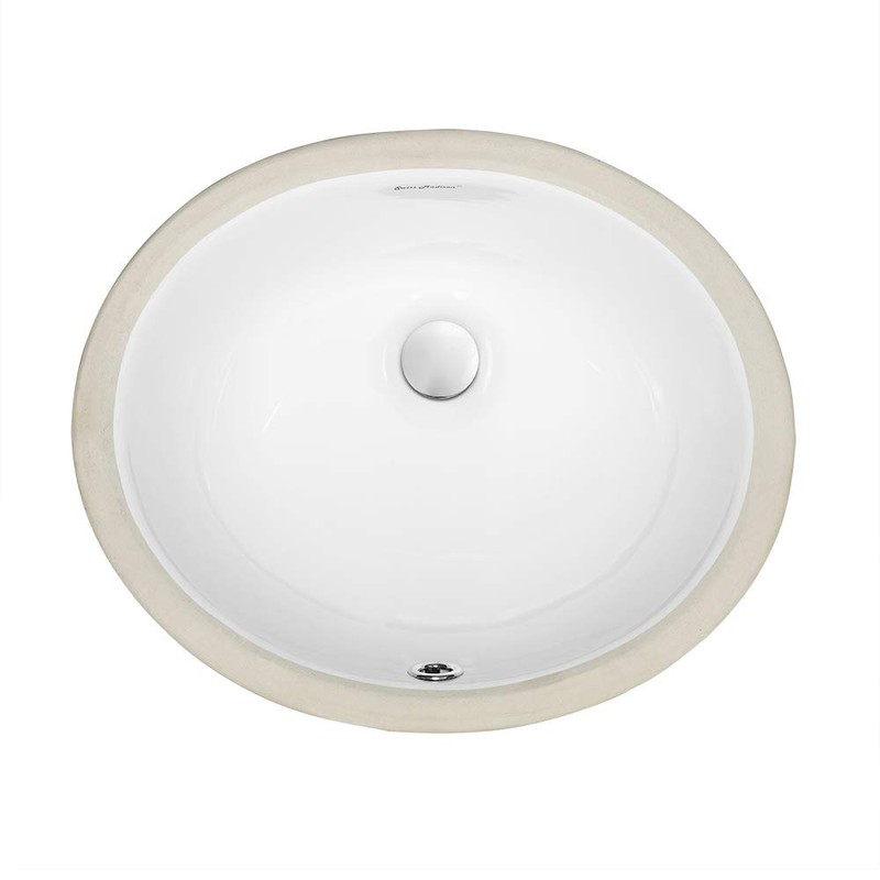 Swiss Madison SM-UM629 Plaisir 16.5 Oval Under-Mount Bathroom Sink