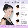SOFEIYAN Human Hair Bun 100% Real Human Hair 16g Messy
