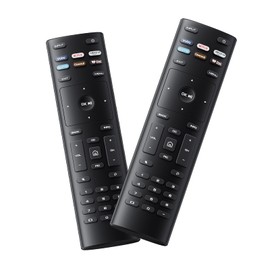 2 Pack Remote XRT136 for VIZIO Smart TV, FlyCoco Universal Replacement Remote Control Compatible with VIZIO 4K HD UHD HDR LED LCD Smart TVs, with Six Shortcut App Buttons
