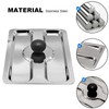 UOIENRT 2 Slice Toaster Dust Cover, Stainless Toaster Appliance Top