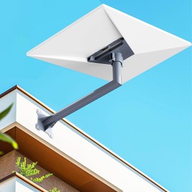 Zinweyton Gen 3 Wall Mount Pipe Adapter Pole Mounting Kit for Starlink Standard V3 Dish, Lang Wall Mount Pole Mount for Starlink V3