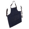 Denim Apron Abrasion Resistant Washable Chef Apron Adjustable Stylish Kitchen