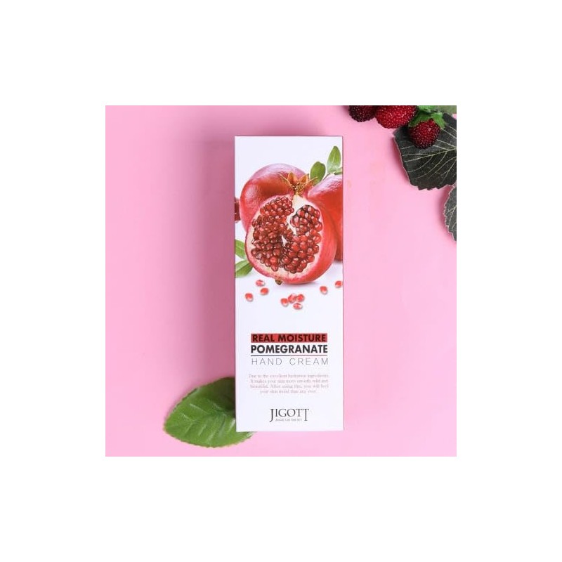 Jigott Real Moisture Pomegranate Hand Cream 100ml/3.38fl.oz - Excellent Hydration