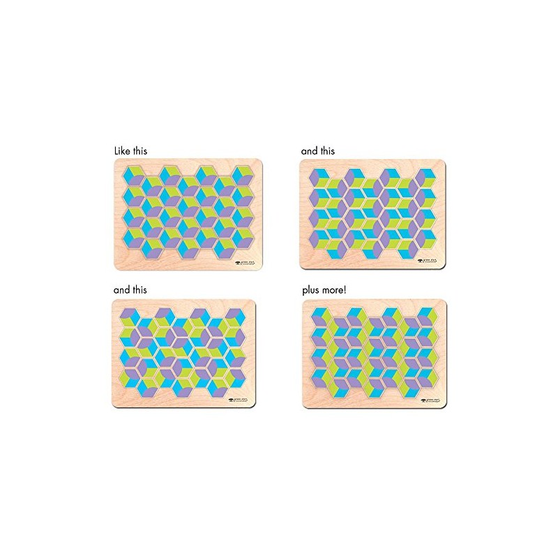 Innovative Kids Green Start Pattern Play Puzzles: Razzle Dazzle Puzzle