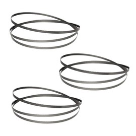 POWERTEC 13604 Bandsaw Blades 59.5 Inch Assortment for Woodworking and Soft Ferrous Metals – 3 Pack