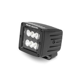 Rough Country 2" Black Series Square CREE Cube LED Lights | Flood - 70133BL