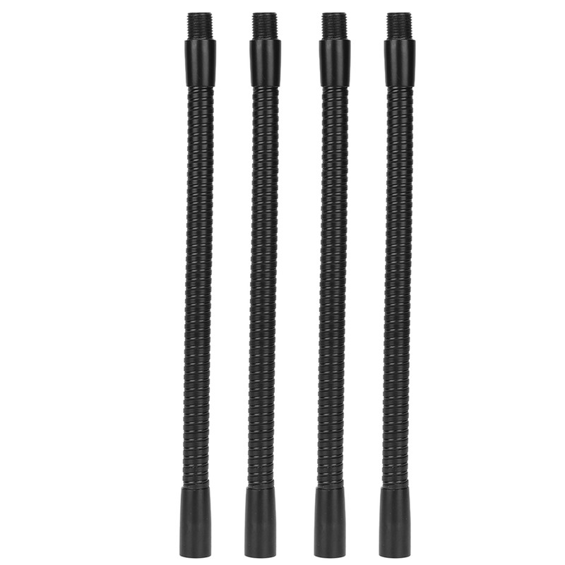 4 Pcs Gooseneck Lamp Hose Aluminium 10mm Caliber Flexible Table