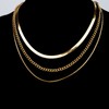 KEYUN Gold Layered Necklaces for Women Stack Chain Necklace Set