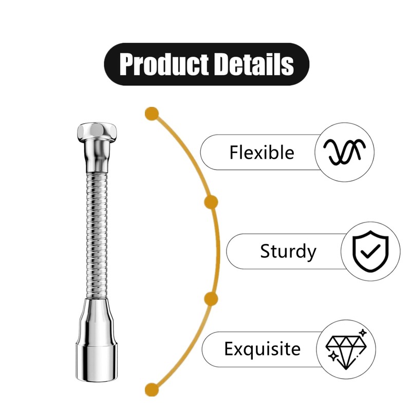Faucet Extender with 360° Rotation Professional Tap Extender Tap Extension