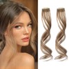 Flufymooz Side Air Bangs,2PCS Clip in Bangs Front Side Bangs