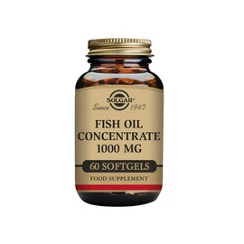 Solgar Solgar Fish Oil Concentrate 1000 Mg Softgels - Pack of 60 - Supports Normal Functioning of Heart, Brain Function and Vision - Daily Wellbeing - Gluten Free