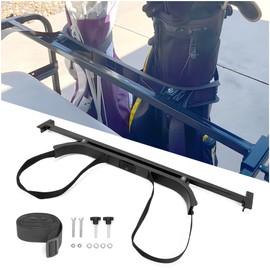 KUAFU Universal Golf Cart Bag Holder Bracket Compatible with Club Car EZGO Yamaha Golf Cart 41.6"-43.5" Wide Rear Seat Kit Rear Flip Seat Bag Attachment