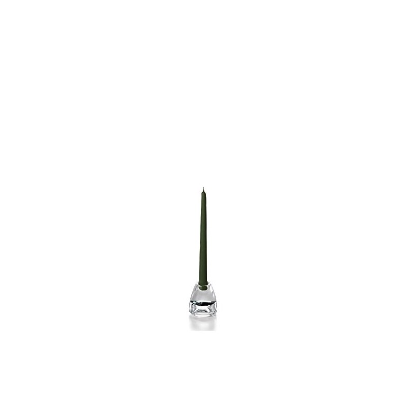 yummi Olive Taper Candles -10 inch - 12 per Pack