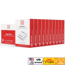 Copy Paper 8.5x11 In 20 Lb 5000 Sheets Multi Purpose Acid Free Print Quality New