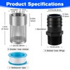 GYQ Garden Hose Filter Adapter 25MM Inlet Suction Strainer Mesh