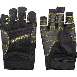 Sprenger Sailing Gloves Regatta Sports Gloves without Fingertips, Size: S
