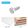 sourcing map Hex Head Lag Screws Bolts, 25pcs 5/16" x