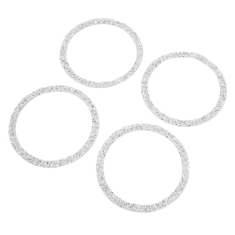 4PCS Bling Car Speaker Cover Vehicle Door Audio Speaker Reflective