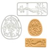 Set of 2 cookie cutters (Designs: Neuron & Brain Axial