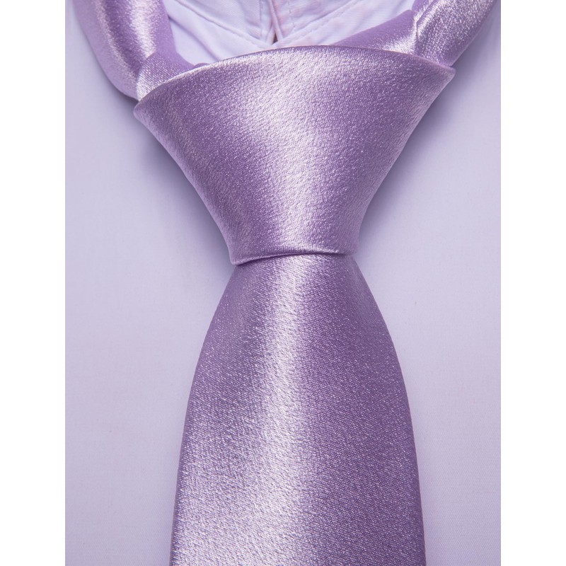 Barry.Wang Solid Color Pre-tied Ties for Men Zipper Necktie Pocket