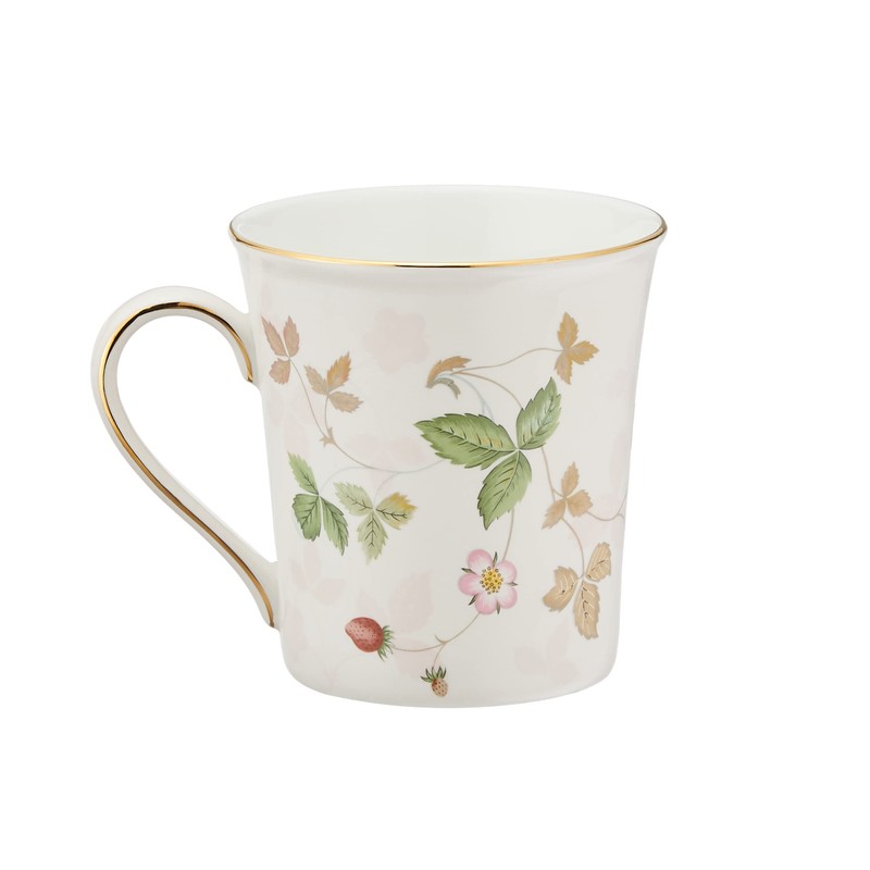 Wedgwood 1053405 Wild Strawberry Pastel Pair Mug, Pink, Green, Approx.