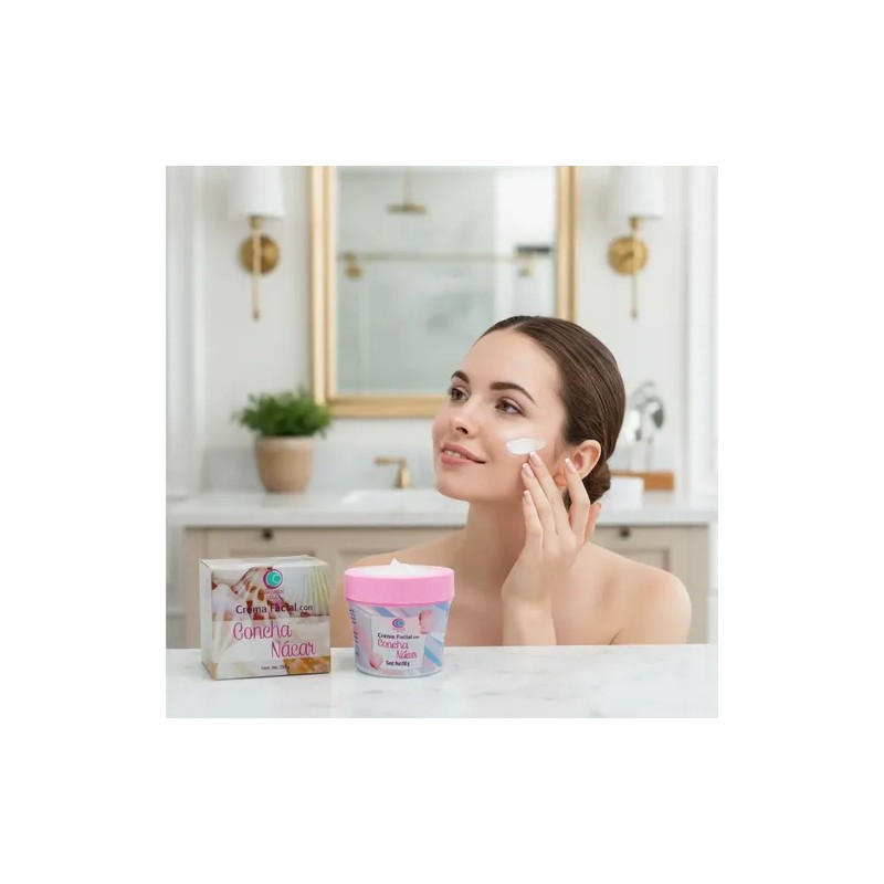 Crema Facial Con Concha Nácar De 200g Arabela