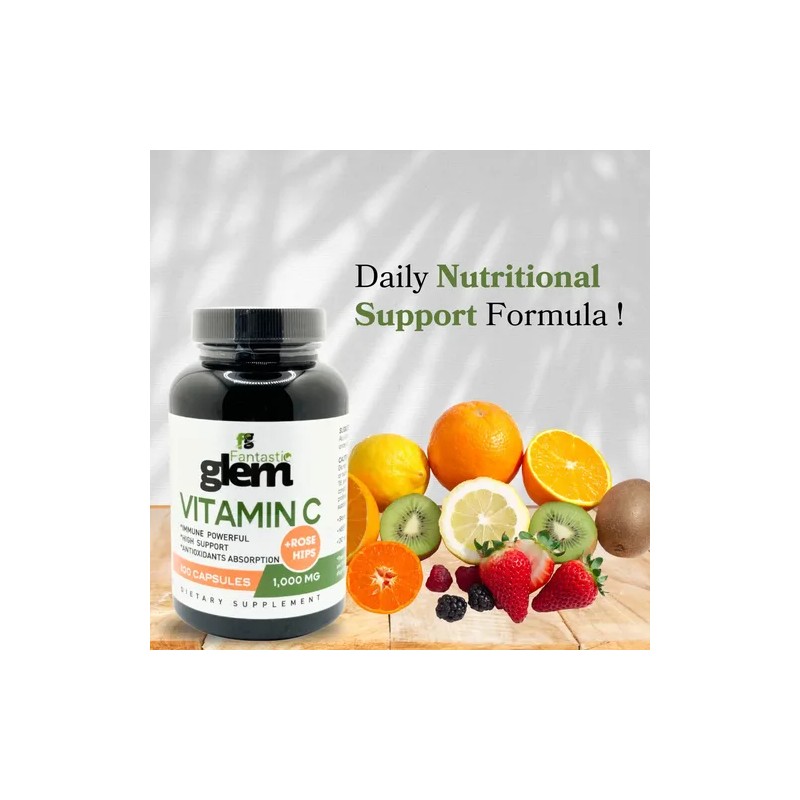 Fantastic Glem Vitamina 1000mg 100 Cápsulas